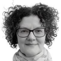 Head shot black and white of Brid