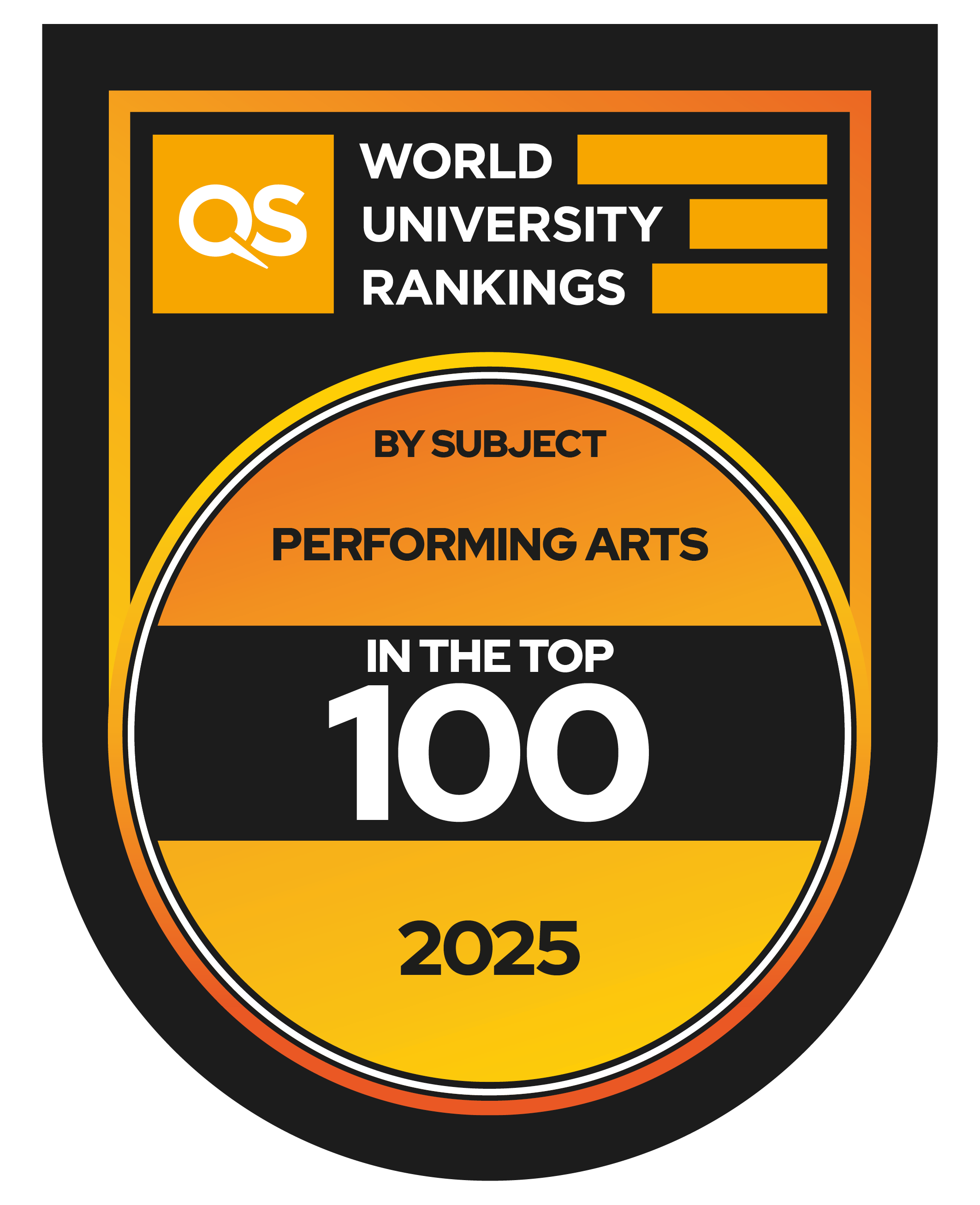 Performing Arts-Subject Ranking - 100