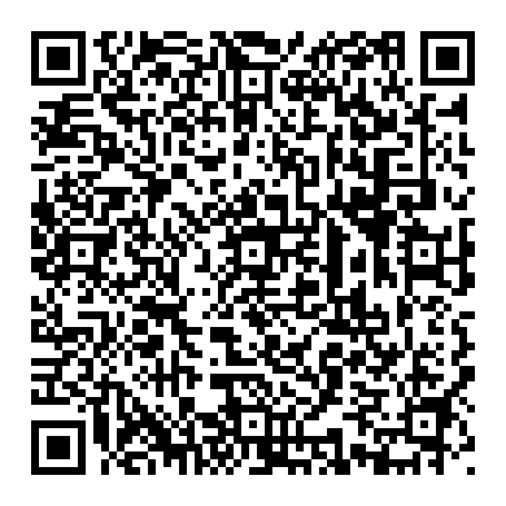 A QR code to the scholarship webpage