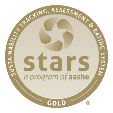 STARS sustainability award gold logo 