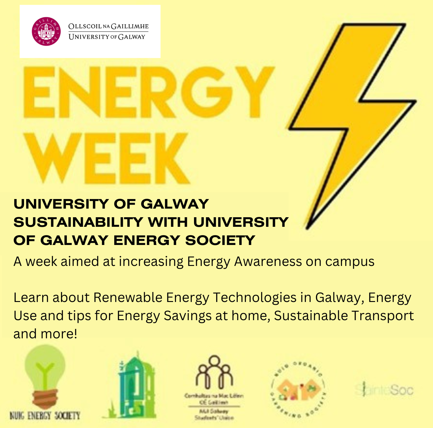 energy week poster