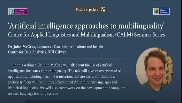 Johm McCrae for CALM seminars