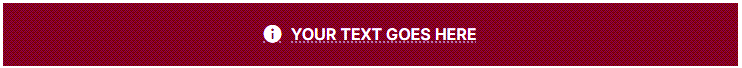 Alert Banner Maroon