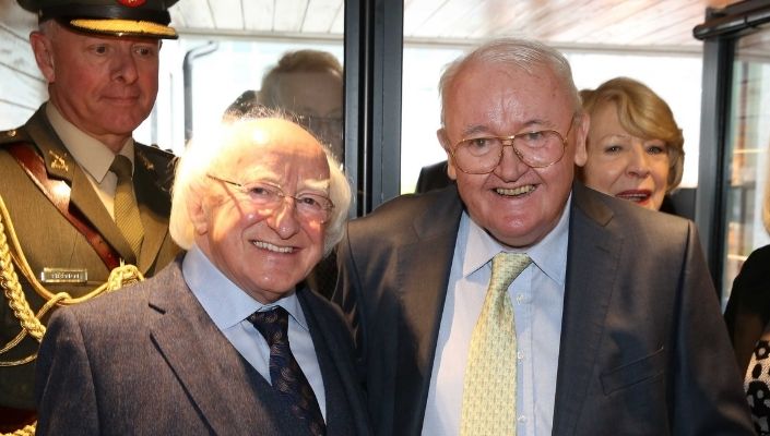 Donagh O'Donoghue and President of Ireland, Michael D. Higgins