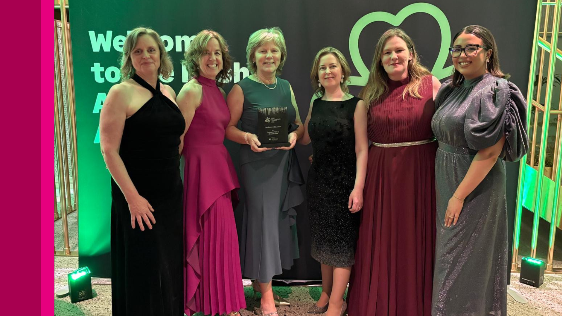 Irish Accountancy Awards 2025 - Excellence in Education award for the University of Galway Tax Clinic.
