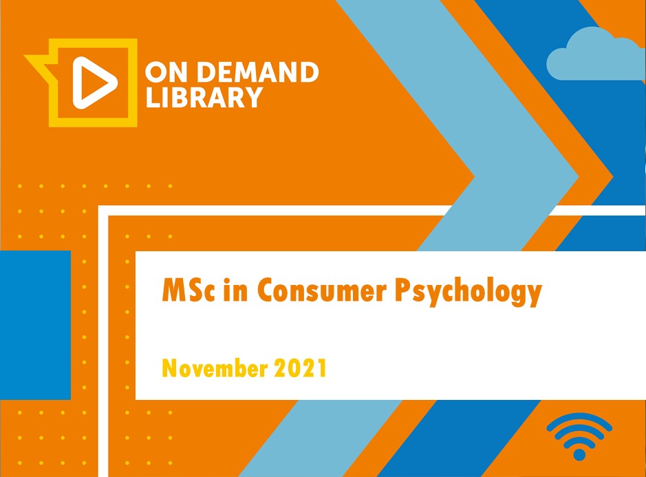MSc in Consumer Psychology