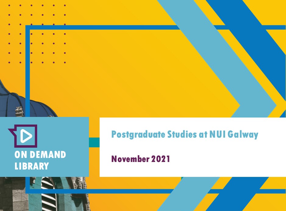 PG Studies at NUI Galway