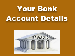 Your Bank Account Details