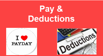 Pay & Deductions FAQ's