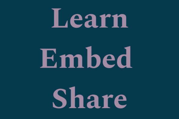 Learn. Embed. Share.