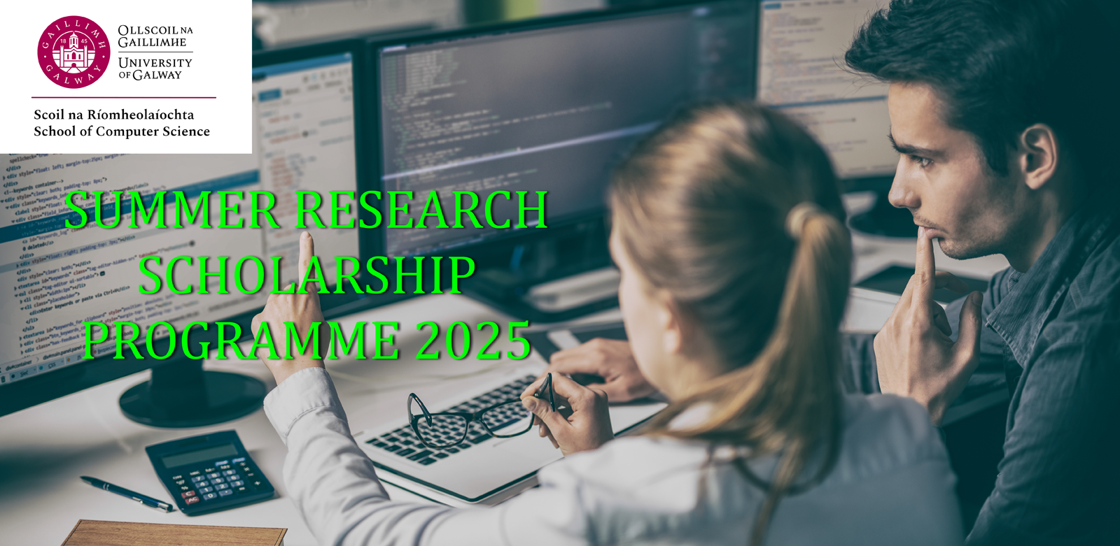 Pursue a 5 week summer research project in the School of Computer Science