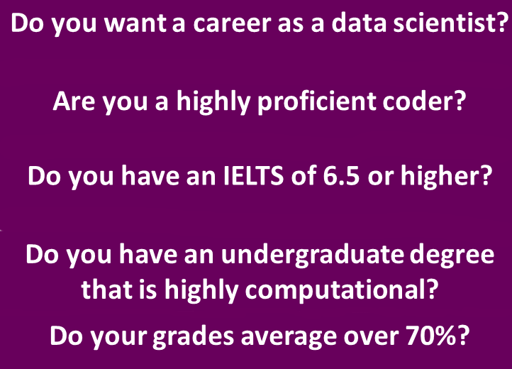 MSc in Computer Science (Data Analytics)