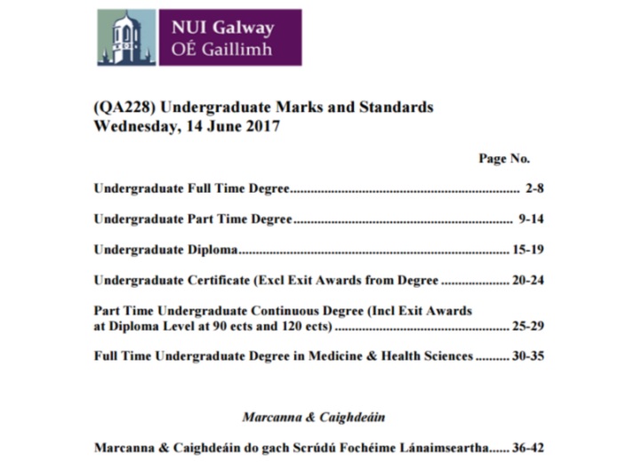 Marks and Standards