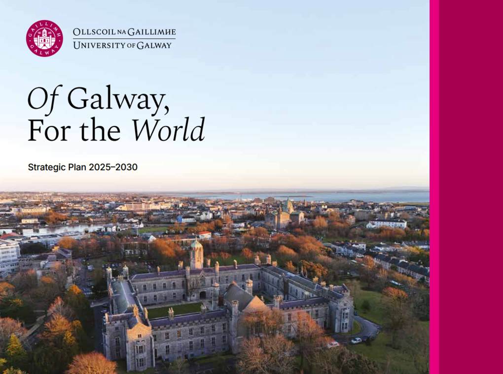 Of Galway, For the World is our University's strategic plan