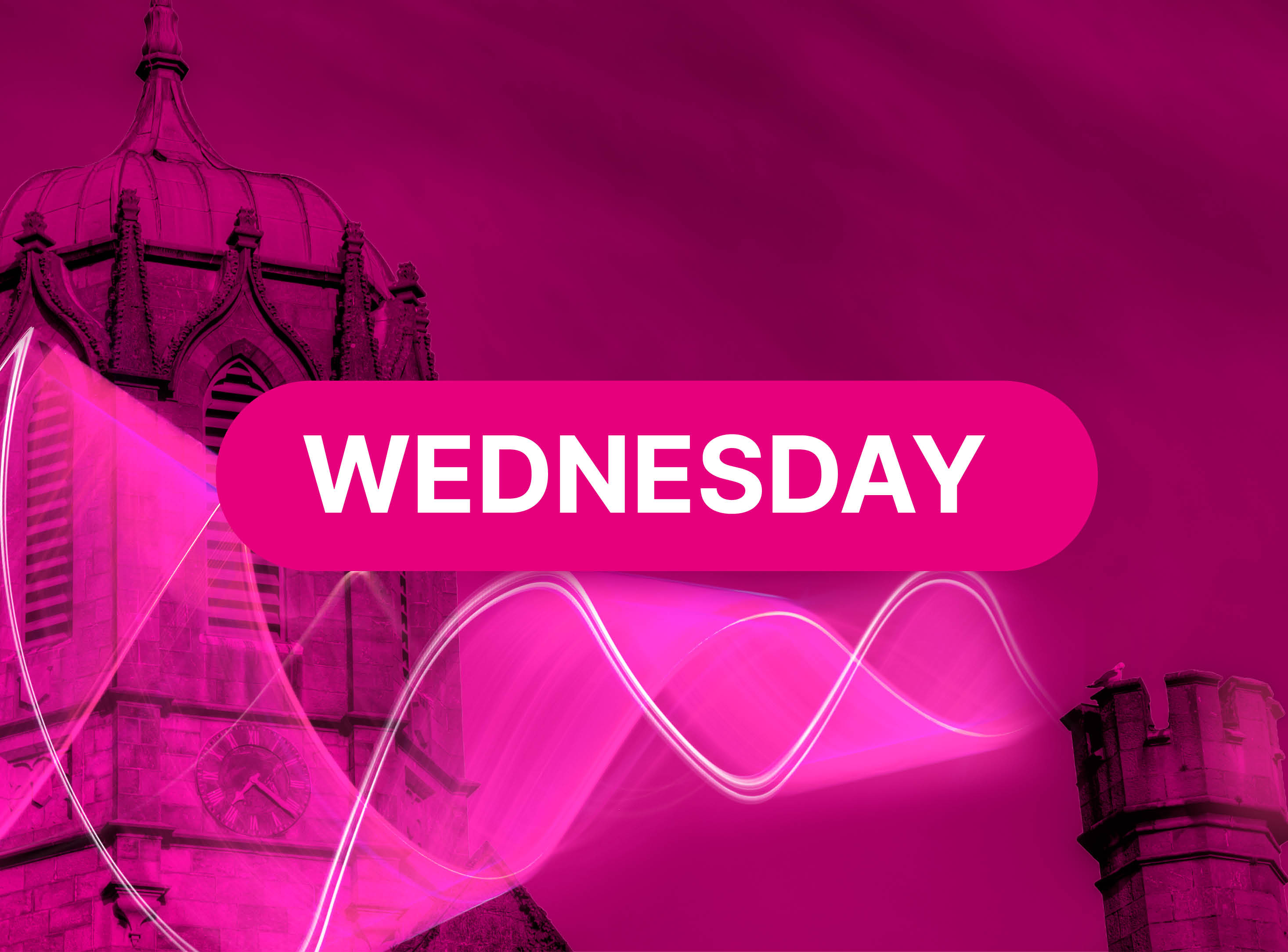 Wednesday, 15th April Schedule